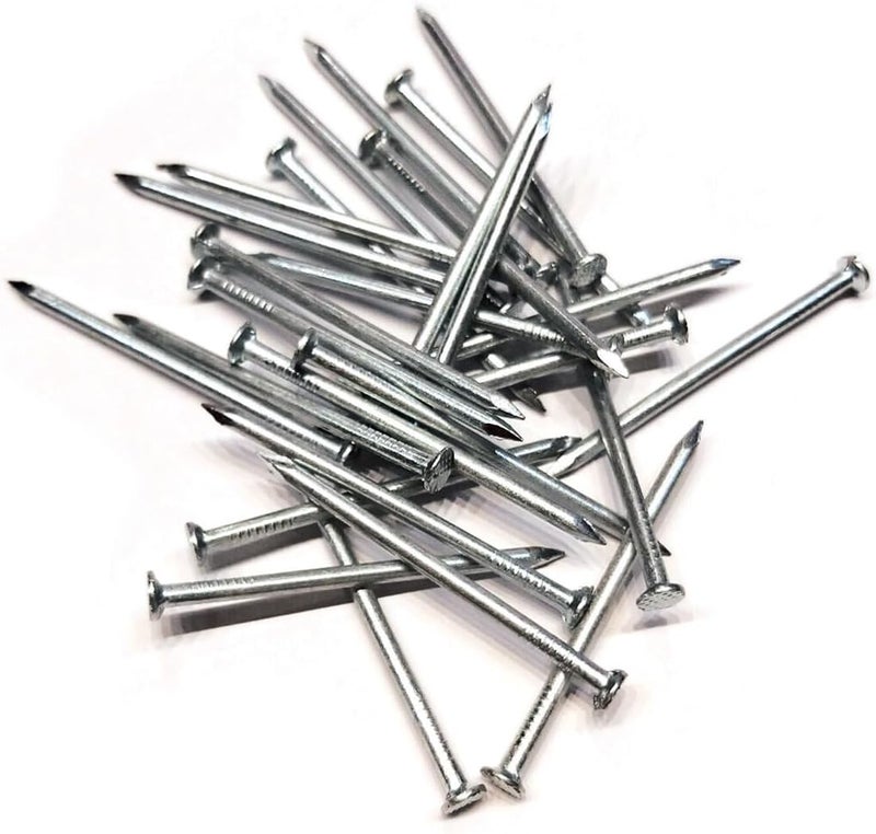 درافل مسامير دورافيل عالية القوة ذات رأس مستدير لأعمال النجارة والكهرباء (عبوة من 20 مسمارًا، 3 بوصات) - Image 1